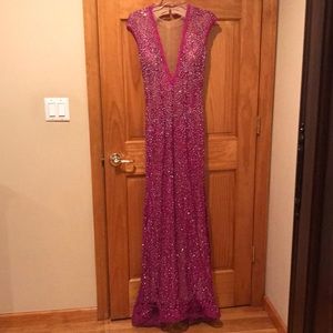 Sexy Open Back prom dress